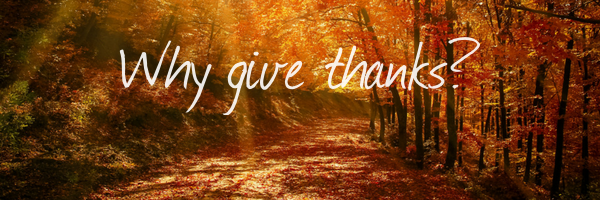 Why give thanks?